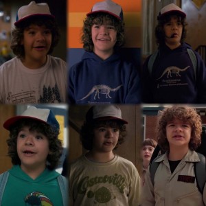 Create meme: very strange things Lucas, gaten mataratstso very strange things, stranger things dustin