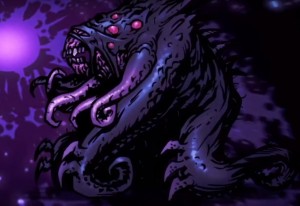 Create meme: shambler darkest dungeon, scary monster darkest dungeon, shambler darkest dungeon