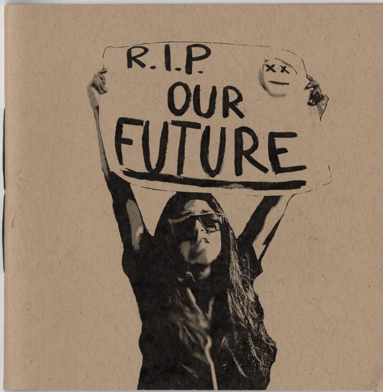 Create meme: graffiti no future, feminism , poster 