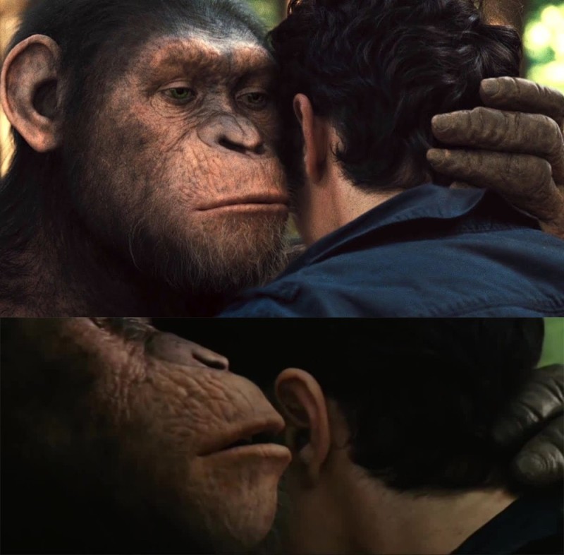 Создать мем: планета обезьян, планета обезьян 2011, восстание планеты обезьян 2011