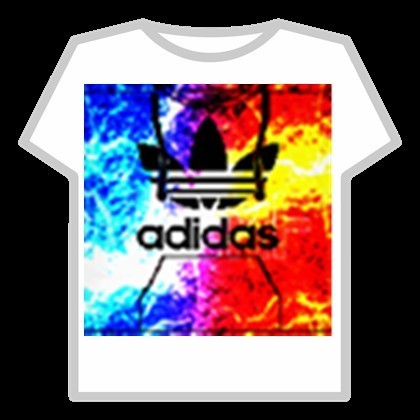 Create meme: rainbow Adidas get, adidas roblox t-shirt, roblox adidas