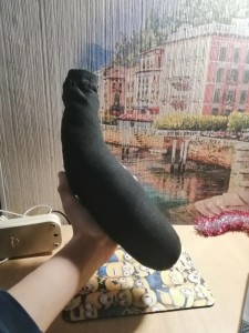 Create meme: sock, feet