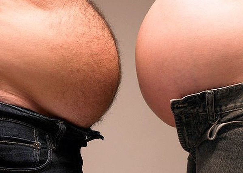 Create meme: beer belly in men, big bellies, a man's stomach