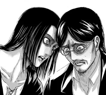 Create meme: Eren Yeager and Grisha Yeager, titans manga, Zeke Yeager