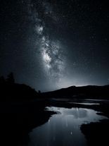 Create meme: the night sky, the milky way