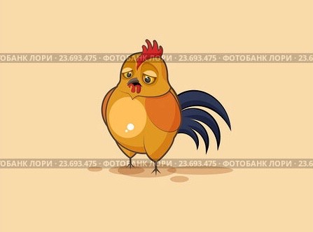 Создать мем: рисунок курицы, курица иллюстрация, петух