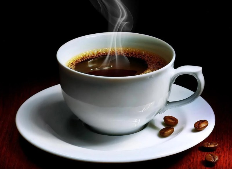 Create meme: coffee hot, a cup of coffee, fragrant coffee
