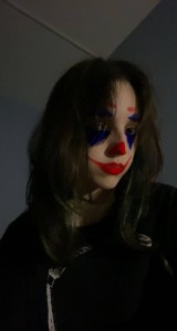 Создать мем: clown face, лицо, хэллоуин макияж