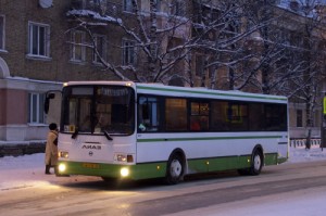 Create meme: bus, LiAZ, Moscow bus