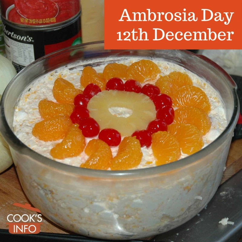 Create meme: ambrosia fruit salad, tangerine paradise salad, fruit salad