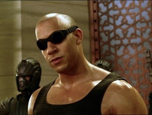 Create meme: The Chronicles Of Riddick, VIN diesel Riddick, Riddick glasses