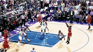 Create meme: jordan michael throw 1998, Michael Jordan , Michael Jordan's throw in the 1998 final