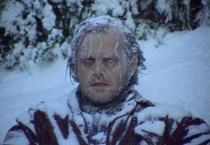 Create meme: the shining frozen Jack, Jack Nicholson frozen, Jack Nicholson the shining frozen