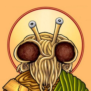 Create meme: the great spaghetti monster