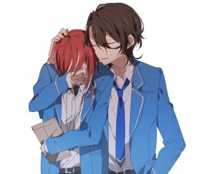 Create meme: Rei Sakuma and Natsume Sakasaki, ensemble stars, figure 