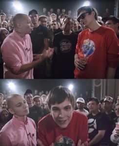 Create meme: rapper oxxxymiron , oxxxymiron battle, oxxxymiron purulent 