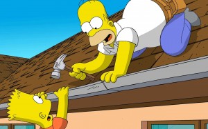 Create meme: Bart, Homer, the simpsons Homer