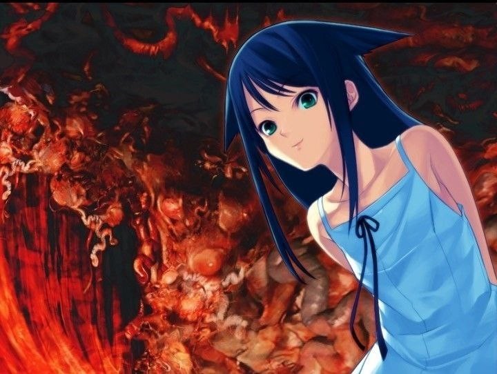 Создать мем: песнь сайи новелла, |saya no uta 2, песнь сайи (2003