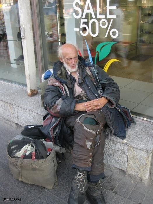 Create meme: grandfather in a coat, homeless , homeless man's clothes