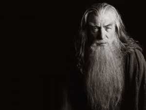 Create meme: Ian McKellen the Lord of the rings, Albus Dumbledore, Gandalf