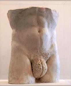 Создать мем: искусство скульптура, необычные половые органы, древняя греция скульптура