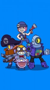 Создать мем: фото бравлеров из бравл старс, арт из brawl stars, арты бравл старс картинки