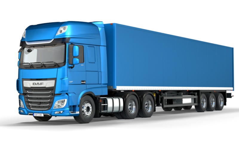 Create meme: delivery of goods, freight, daf truck
