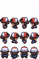 Создать мем: pokemon trainer gold sprites, террария нпс спрайты, пиксельные персонажи 16х16