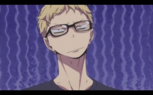 Create meme: haikyuu, kei tsukishima, Tsukishima