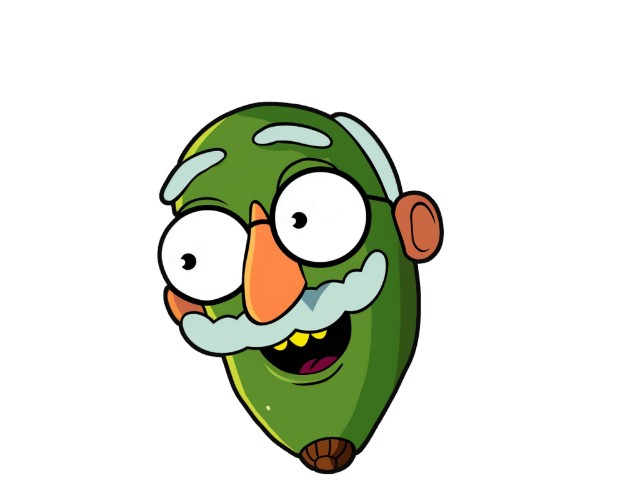Создать мем: pickle rick, огурец, перец чили plants vs zombies