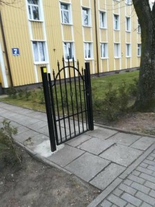 Create meme: barrier, decorative iron fence, wicket