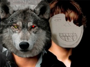 Create meme: wolf look, wolf head, the muzzle of a wolf