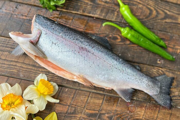 Create meme: trout , Karelian trout, trout fish 
