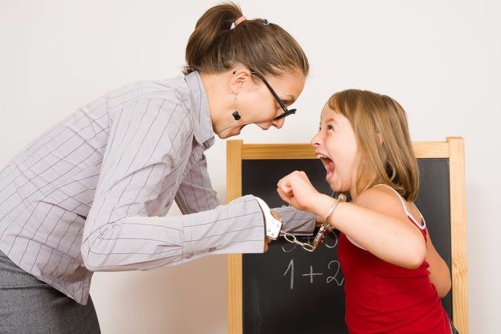 Create meme: The teacher shouts at the children, private teaching, the teacher scolds