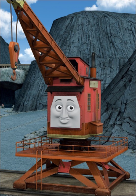 Create meme: Thomas and his friends Crane Rocky, Thomas and his friends Crane Merrick, Thomas and his friends Owen