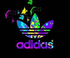 Создать мем: adidas logo фиолетовый, обои адидас дисней, Adidas