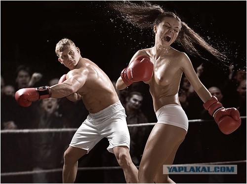Create meme: boxing girl vs guy, Boxing man vs women, the maximum program