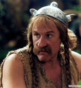 Create meme: Obelix movie, Gerard Depardieu as Asterix and Obelix, Asterix and Obelix vs. Caesar 1999 movie