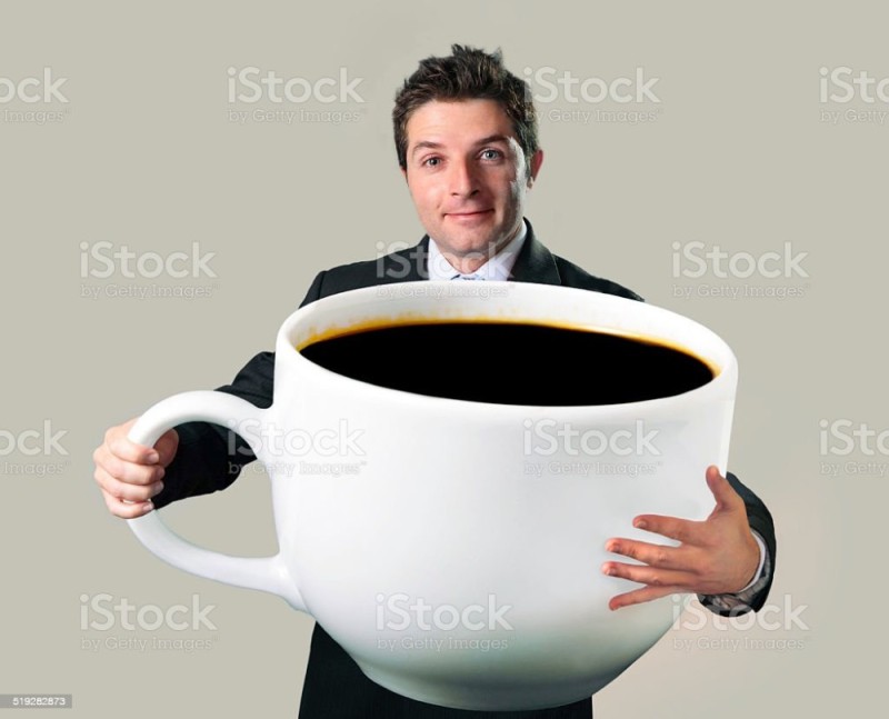 Создать мем: кофе для мужчины, огромная кружка кофе, чашка кофе