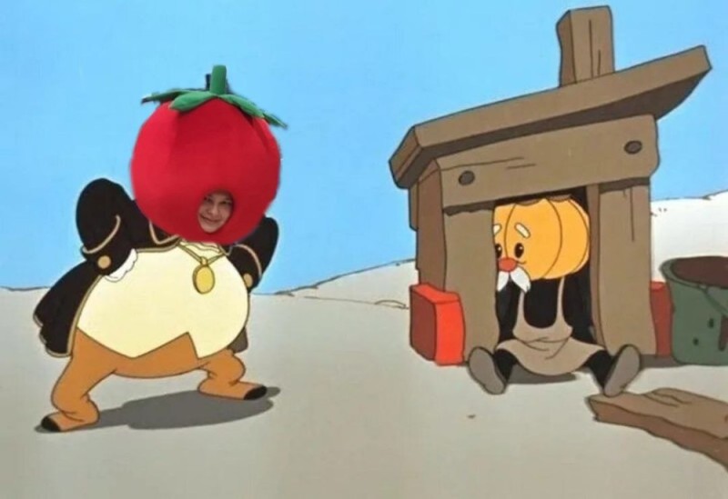 Создать мем: чиполлино и его друзья, мультфильм сеньор помидор из чиполлино, чиполлино мультфильм 1961