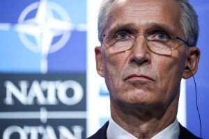Create meme: the NATO summit, NATO's Stoltenberg, NATO Secretary General