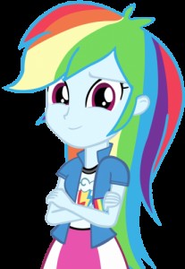 Create meme: my little pony friendship is magic, rainbow dash equestria girls, equestria girls rainbow dash