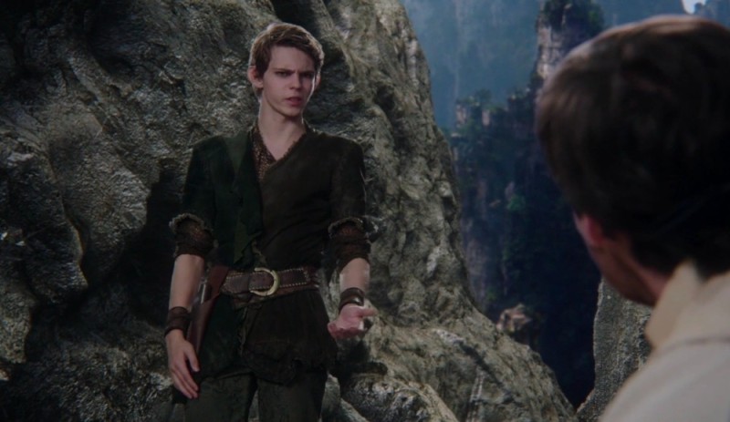 Create meme: peter pan once upon a time, peter pan, a frame from the movie