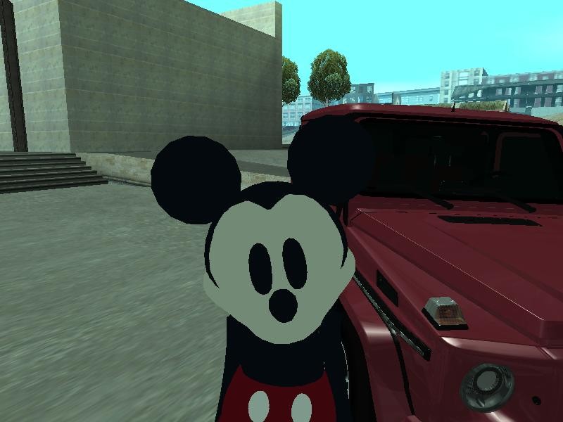 Создать мем: микки гта, mickey mouse gta iv, микки маус