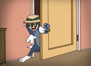 Create meme: cat, I know meme, meme of Tom and Jerry