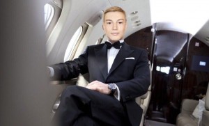 Create meme: luxury male, private jet, if the person