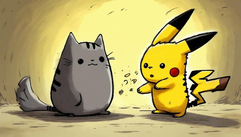 Create meme: Totoro and Pikachu, Pikachu for managing the, Pikachu pokemon