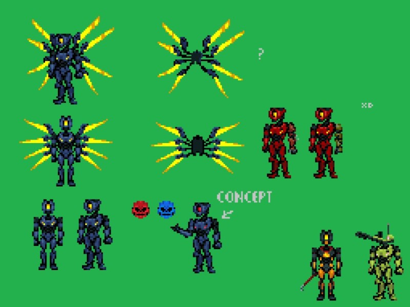 Создать мем: sprite sheet, sprite, пиксель арт