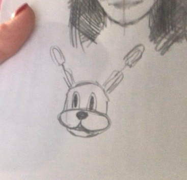 Создать мем: заяц карандашом, рисуем зайку, рисунок карандашом заяц