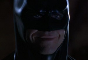 Create meme: the dark knight, Batman, smile Batman